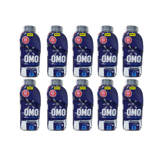 Pack 10 detergentes Omo ultraconcentrado para diluir 500ml