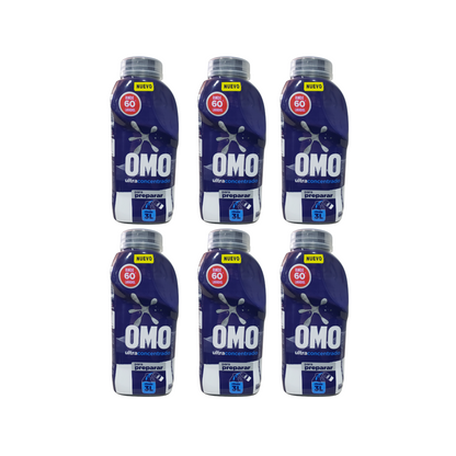 Pack 6 detergentes Omo ultraconcentrado para diluir 500ml