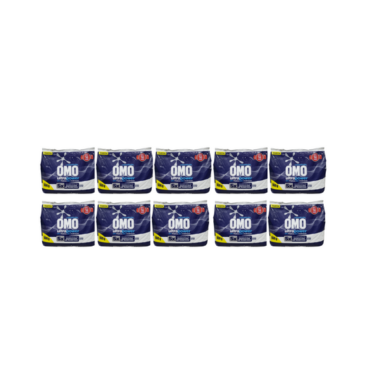 Pack 10 Omo Ultrapower En Polvo Detergente 800g