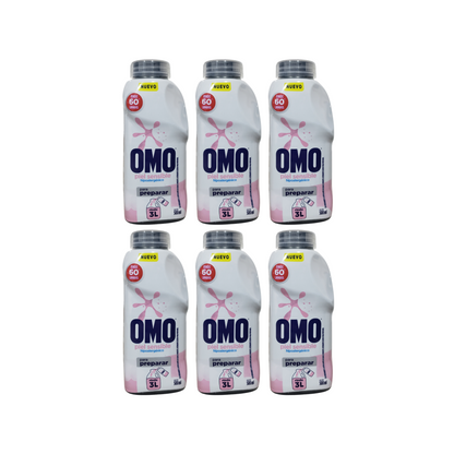 Pack 6 Unidades detergente Omo hipoalergénico  Diluir  500 ml