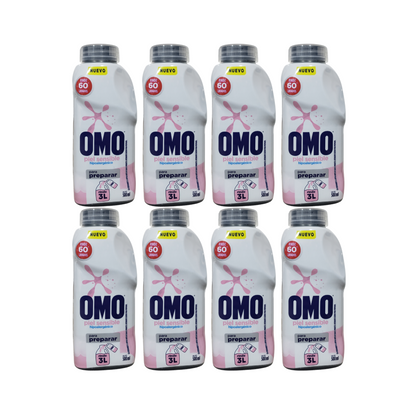 Pack 8 Unidades detergente Omo hipoalergenico  Diluir  500 ml