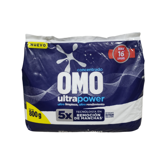 Detergente Omo En Polvo 800g Ultrapower