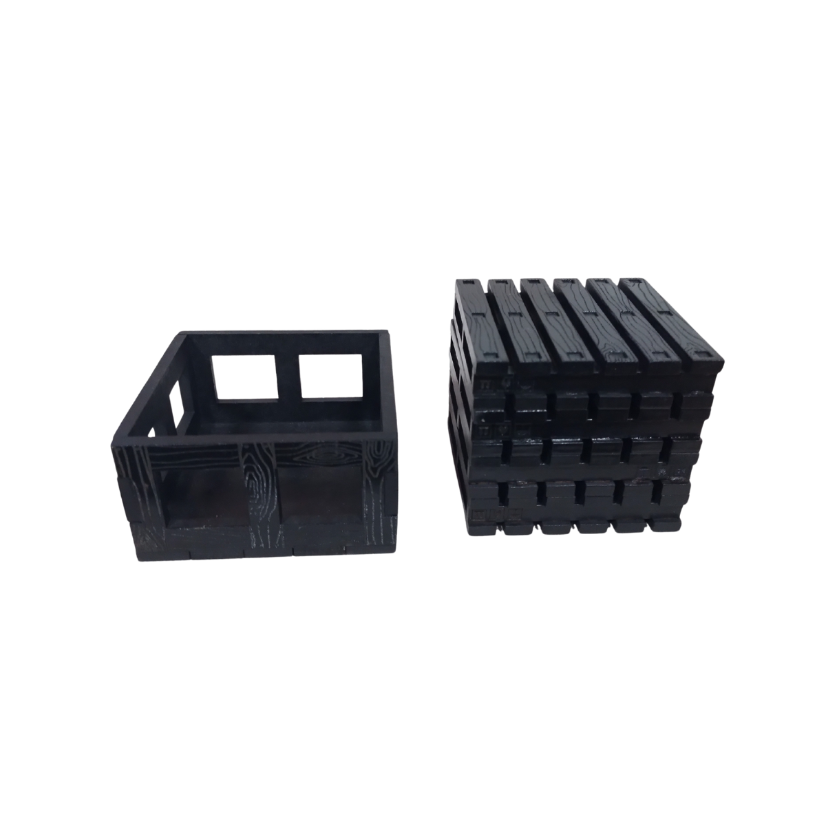 Posavasos De Madera Pallet Barnizados - Set 4 Unidades 5mm