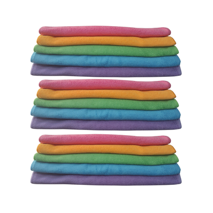 Pack 15 Traperos Microfibra 38x38 Ultra Absorbente