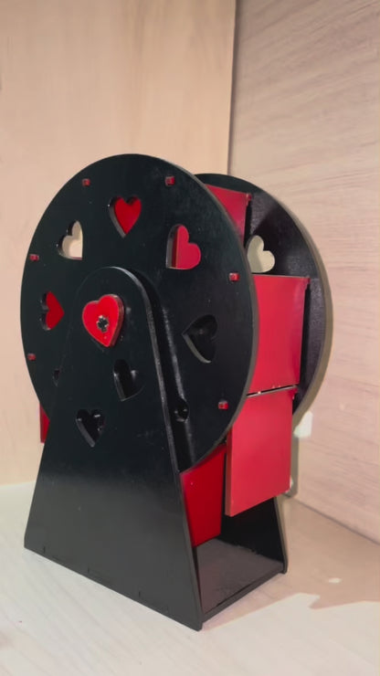 Ruleta Porta Fotos MDF Para Personalizar y Revender (3 unidades)