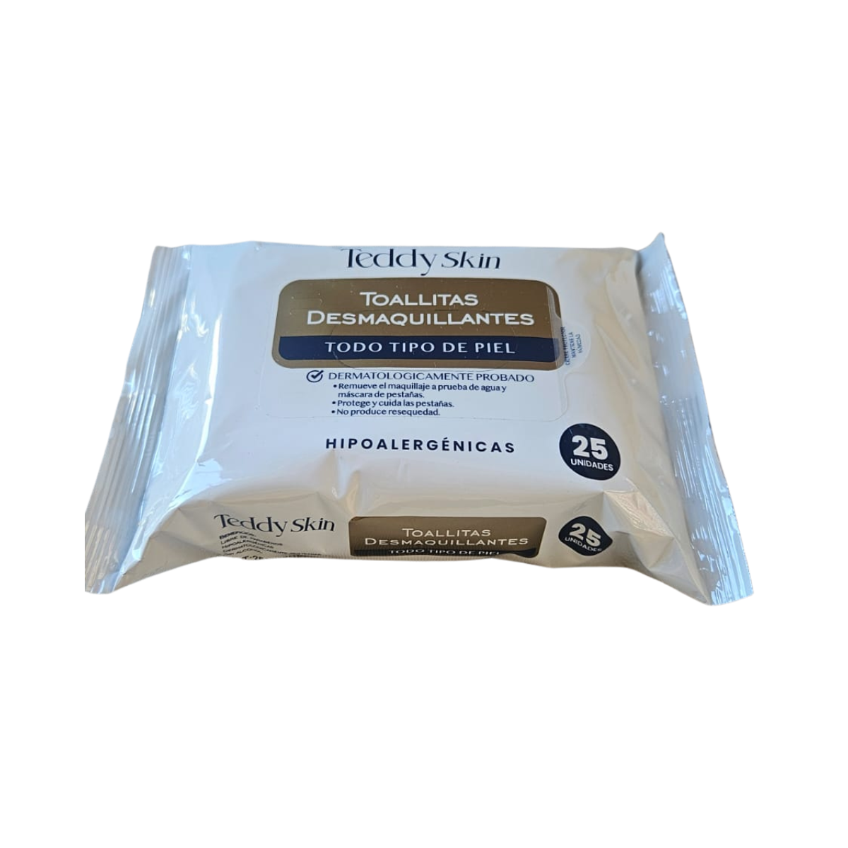 Pack 2 Toallitas Desmaquillantes Teddy Skin | Hipoalergénicas y Suaves