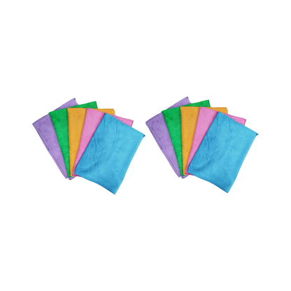 Pack 10 Traperos Microfibra con ojal 70x50 Ultra Absorbente