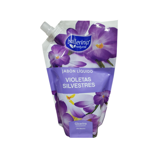 Jabón liquido Ballerina 750ml Violetas Silvestres