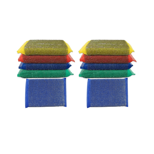 Pack 10 Esponjas de Acero Inoxidable | Limpieza Profunda y Sin Esfuerzo