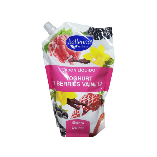Jabón liquido Ballerina Yogurt y berries vainilla